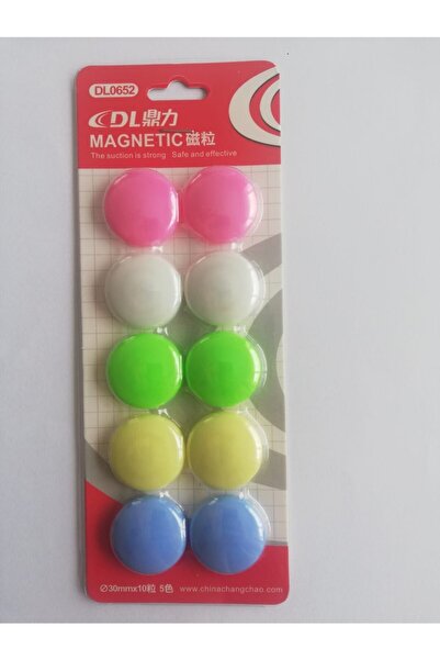 Cıvıltı Renkli Magnet Mıknatıslı 30mmx10