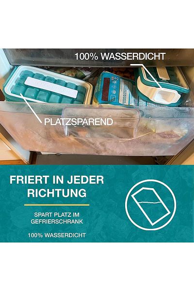 Cyber Ice Tray for Freezer - Disassemble this Ice Cube Tray With Lid for Easy Cleaning