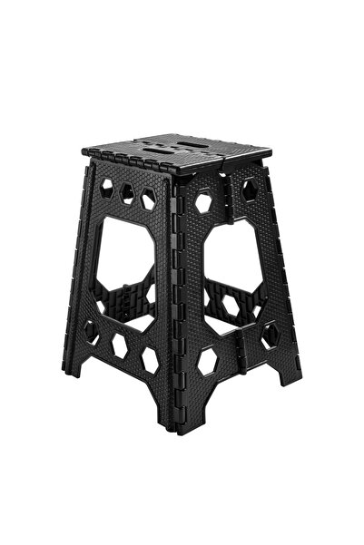 Genel Markalar Siyah Kamp Katlanır Tabure - Büyük Boy