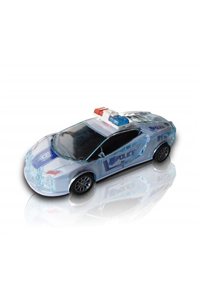 Brother Toys Kırılmaz Korumalı Sesli Işıklı Müzikli Sürtmeli Oyuncak Polis Arabası