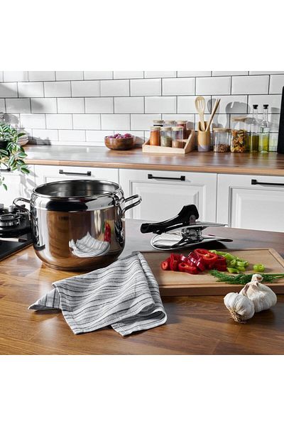 Hisar Optima Bergama Induction Base Pressure Cooker 6 Lt. Black