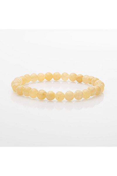 OSMANLI DOĞAL TAŞ Calcite 6mm Natural Stone Bracelet