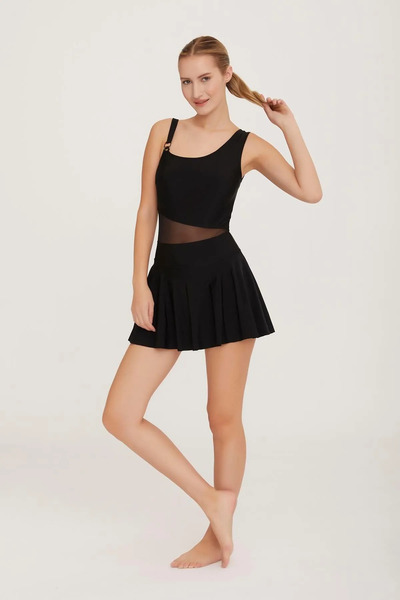 Dorelux Tül Detaylı Elbise Mayo 3587