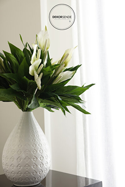 Dekorsende Yapay Spatafilyum Demeti 47 cm