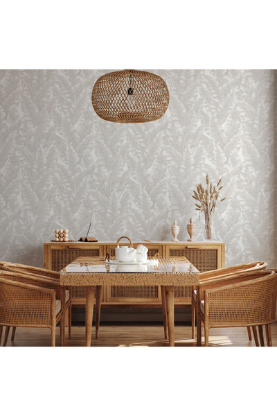 İnci Concept Adawall Vera 1507-1 Tropikal Yaprak Desenli Duvar Kağıdı 16,50 M²