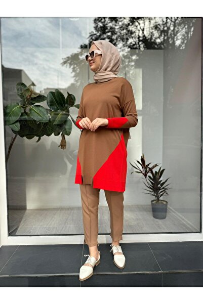 Invee Цветна дамска плетена туника Earth