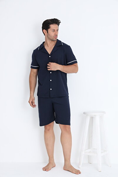 ELİTOL Ανδρικό κοντομάνικο σορτς με κουμπιά