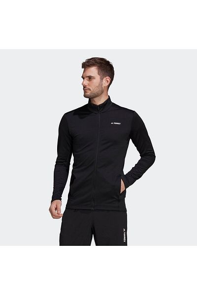 adidas Jachetă neagră pentru exterior pentru bărbați Terrex Multi Primegreen (GI7306)