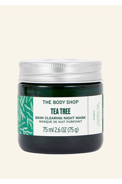 THE BODY SHOP Night facial mask, Tea Tree, 75 ml