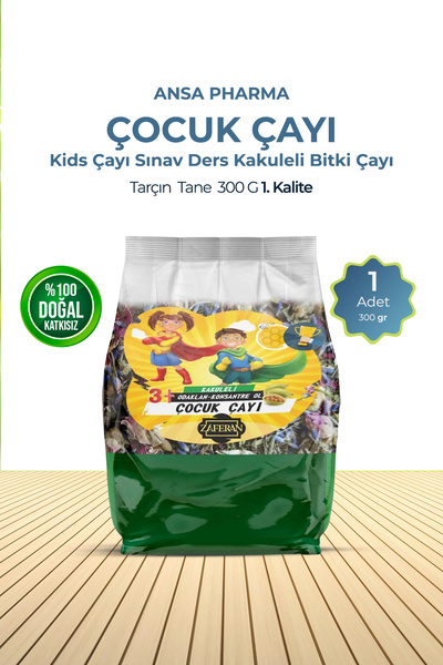 ansapharma Odaklan Kids Çayı Sınav Ders Kakuleli Bitki Çayı