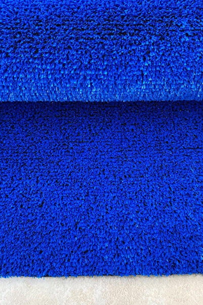 Efor Halı Floor İç ve Dış Mekan İçin Uygun Balkon ve Bahçeye Uyumlu Yapay Mavi Çim Halı 7 mm 9003