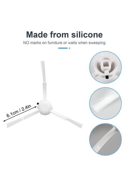 ibrush Συμβατή βούρτσα Dreame L10 Pro, φίλτρο hepa, σετ σφουγγαρίστρας, σετ 4 τεμαχίων συμβατό με dreame L10 Pro