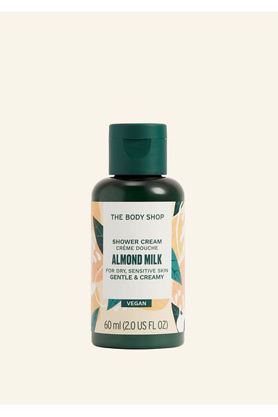 THE BODY SHOP ALMOND MILK BATH AND SHOWER CREAM 60ML