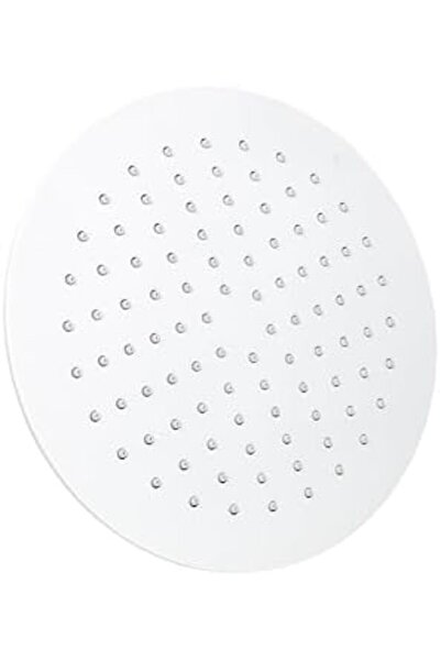 Reef Round Rainfall Shower Head – 25 cm, Modern White Design, Multi-Spray Pattern for Enhanced Sho
