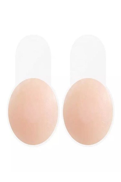AURRARİ Women's Invisible Seamless Style Self-Adhesive Lift-Up Nipple Concealer Silicone Bra