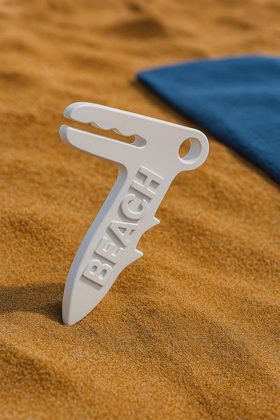 Rekatech Beach Towel Holder - 2-Piece Beach Towel Fixer - Beach Accessory