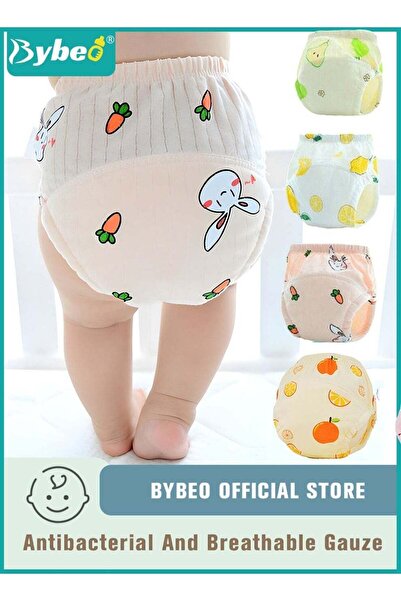 BYBEO 5 قطع من الملابس الداخلية القابلة للتهوية للتدريب على استخدام المرحاض، ...