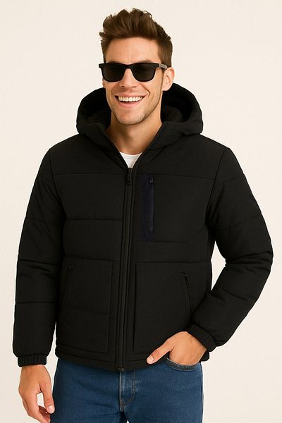 Jack & Jones Jcootto Puffer Men's Coat Black