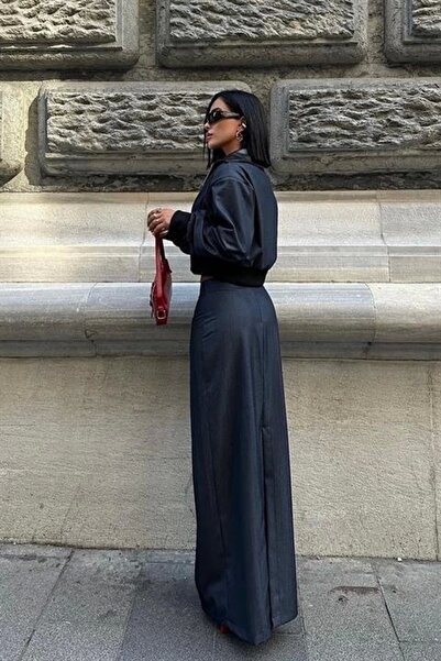 Lijuri Daniel Faux Leather Bomber Jacket Suit 9940