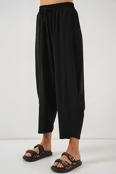 Bigdart 6591 Υφαντό Παντελόνι Shalwar - Μαύρο