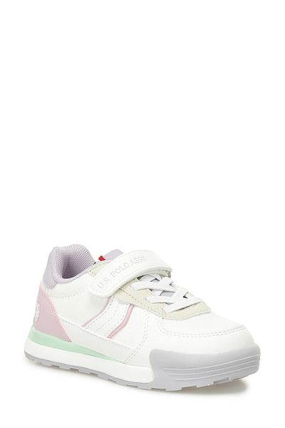 U.S. Polo Assn. Numa 5Fx White Girls' Sneakers