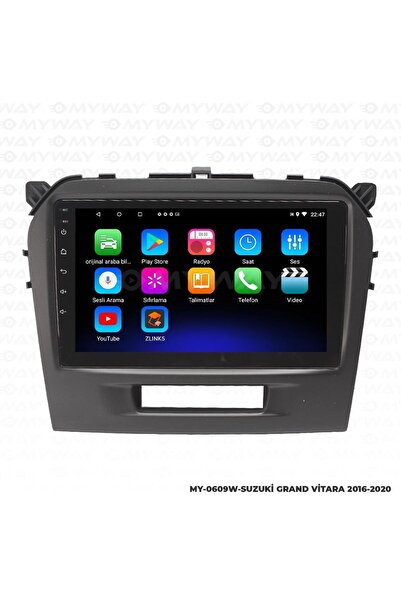 MYWAYY SUZUKİ GRAND VİTARA ANDROİD 12 MULTİMEDYA CARPLAY 2GB RAM+32GB HDD 201...