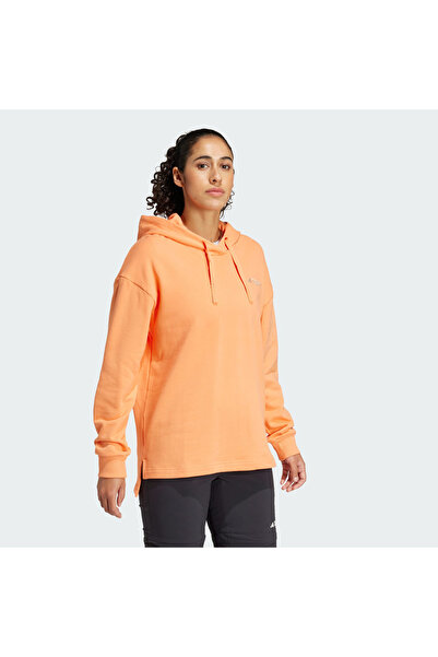 adidas Terrex Logo Women's Orange Sweatshirt (Is7227)