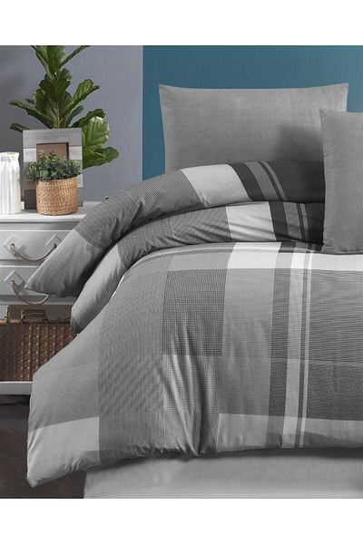 Evim Alea Ranforce Dark Double Duvet Cover Set 200X220Cm