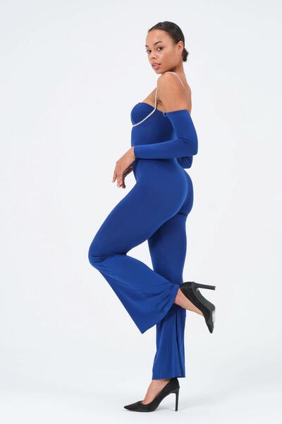 LAST POINT LİFE Jewelled Strap Jumpsuit Dress