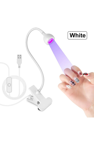 Choice مصباح USB أبيض بالأشعة فوق البنفسجية LED لتجفيف طلاء الأظافر، مصباح مر...