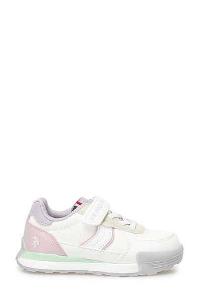 U.S. Polo Assn. Numa 5Fx White Girls' Sneakers