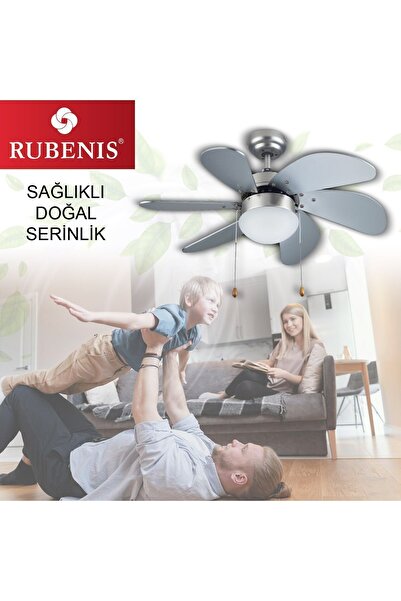 Rubenis RUBENİS RBT 306 SLV GLOB TAVAN VANTİLATÖRÜ