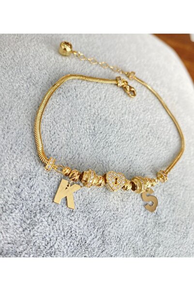 Ersöz Kuyumculuk 14 Ayar Altın Balık Sırtı Charm Bileklik-seyahat Çantası Hediyeli