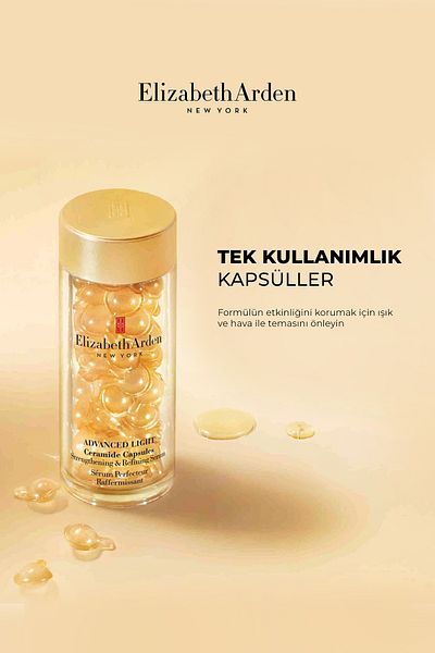Elizabeth Arden Skin Barrier Strengthening & Pore Firming Ultra-Light Serum Ceramide Light Capsules 90Pcs