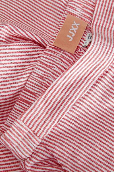 JJXX Jxsıva Oxford Shorts Wvn Kırmızı Kadın Şort