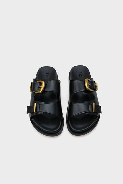 Capone Outfitters Maryl Double Buckle Women's Comfort Slippers