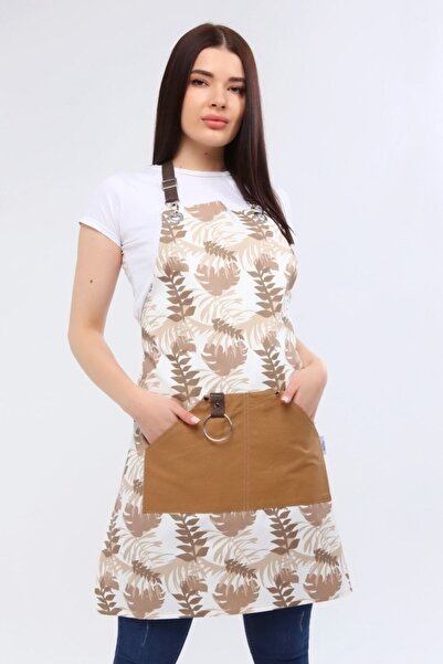 Monki Haus مريلة مطبخ كافيه متعددة الاستخدامات 80x65 سم