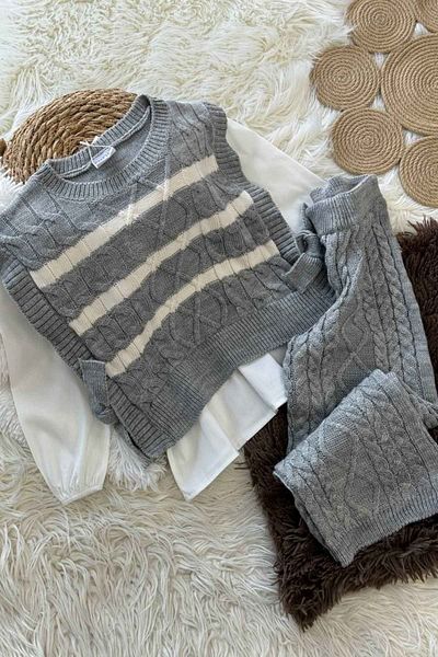 ww waka waka kids store Knitwear Knitted Girl's Set