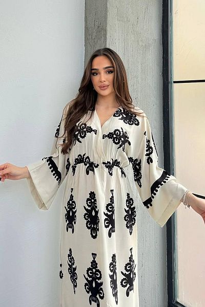 DPARİS Ethnic Pattern Dress