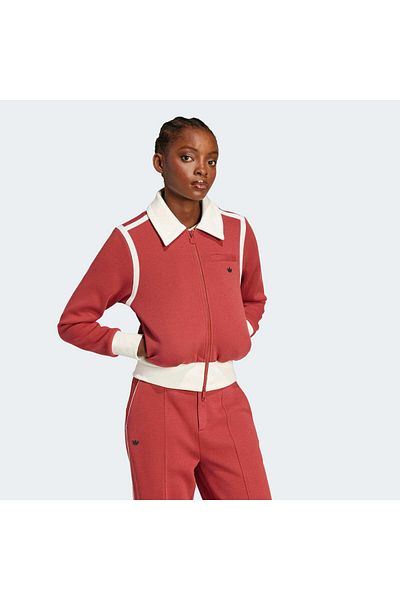 adidas Originals Premium Collared Women's Red Jacket (Jd1925)