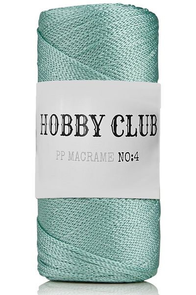 hobby club Premium 200 γραμμάρια Πολυεστέρας Μακραμέ Σχοινί Μέντα 2 Μm - 230 Μέτρα