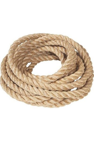 EldenHırdavat Light Brown Jute Rope 20 mm Tether Tether 3 Meters