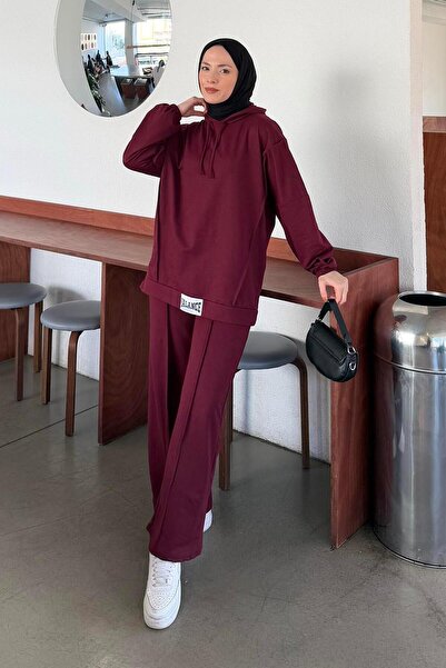 lamelif Balance Armalı Çımalı Ikili Takım Bordo
