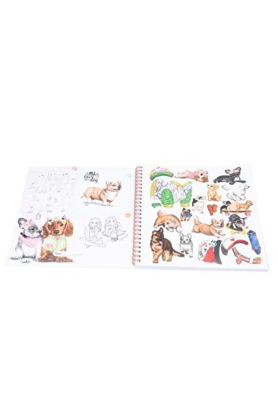 Top Model Dog Coloring Book