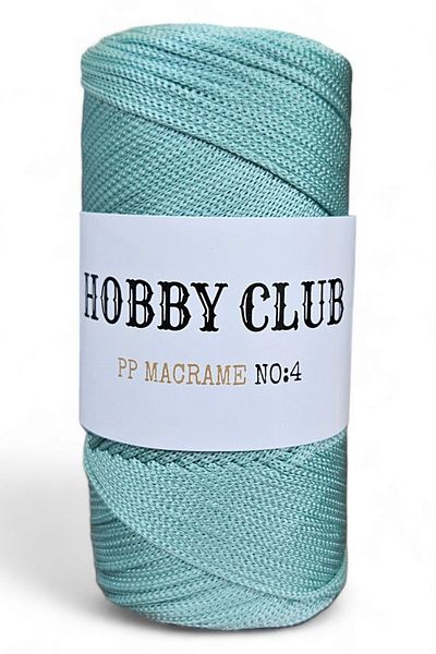 hobby club Premium 200 γραμμάρια Πολυεστέρας Μακραμέ Σχοινί Μέντα 2 Μm - 230 Μέτρα
