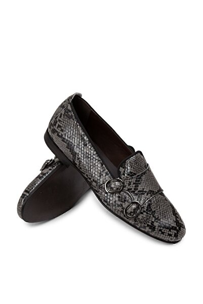 Deery Gray Women's Double Buckle Ballerinas