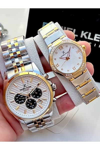 Daniel Klein Dear Brand - Couple Watch Stainless, Steel Waterproof