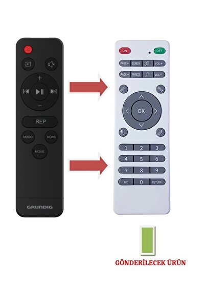 Grundig GRUNDİG GSB-900/ DSB-970 SOUNDBAR EV SİNEMA SES SİTEMİ UZAKTAN KUMANDASI