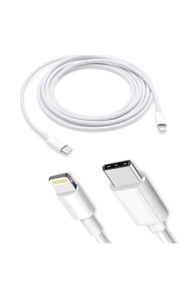 Orjinal Iphone 11 / 11 Pro Max Uyumlu Lightning Usb- C Hasır Hızlı Şarj Kablosu 1 M Kutusuz