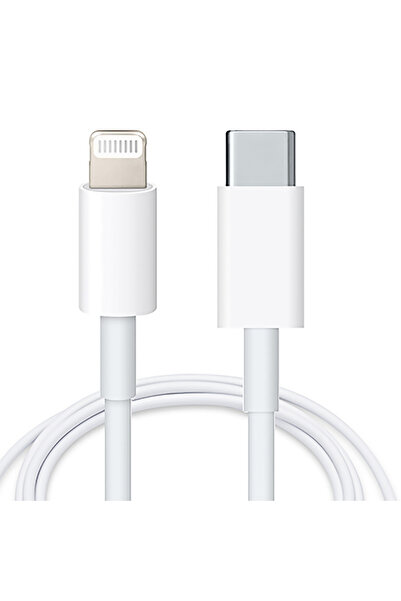 Orjinal Iphone 11 / 11 Pro Max Uyumlu Lightning Usb- C Hasır Hızlı Şarj Kablosu 1 M Kutusuz